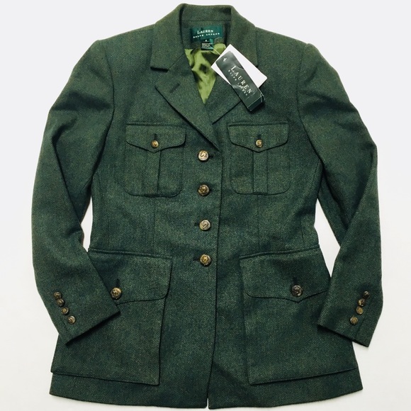 Ralph Lauren Jackets & Blazers - Vintage NWT Ralph Lauren wool military blazer 6
